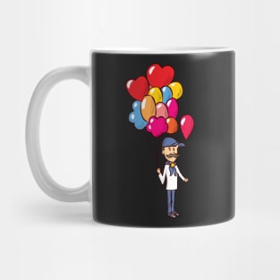 Balloon seller in the street Mug